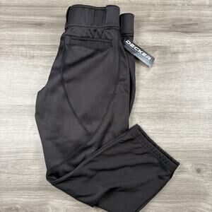Decker Softball Pants Knee Length Size Adult Small Black NWT